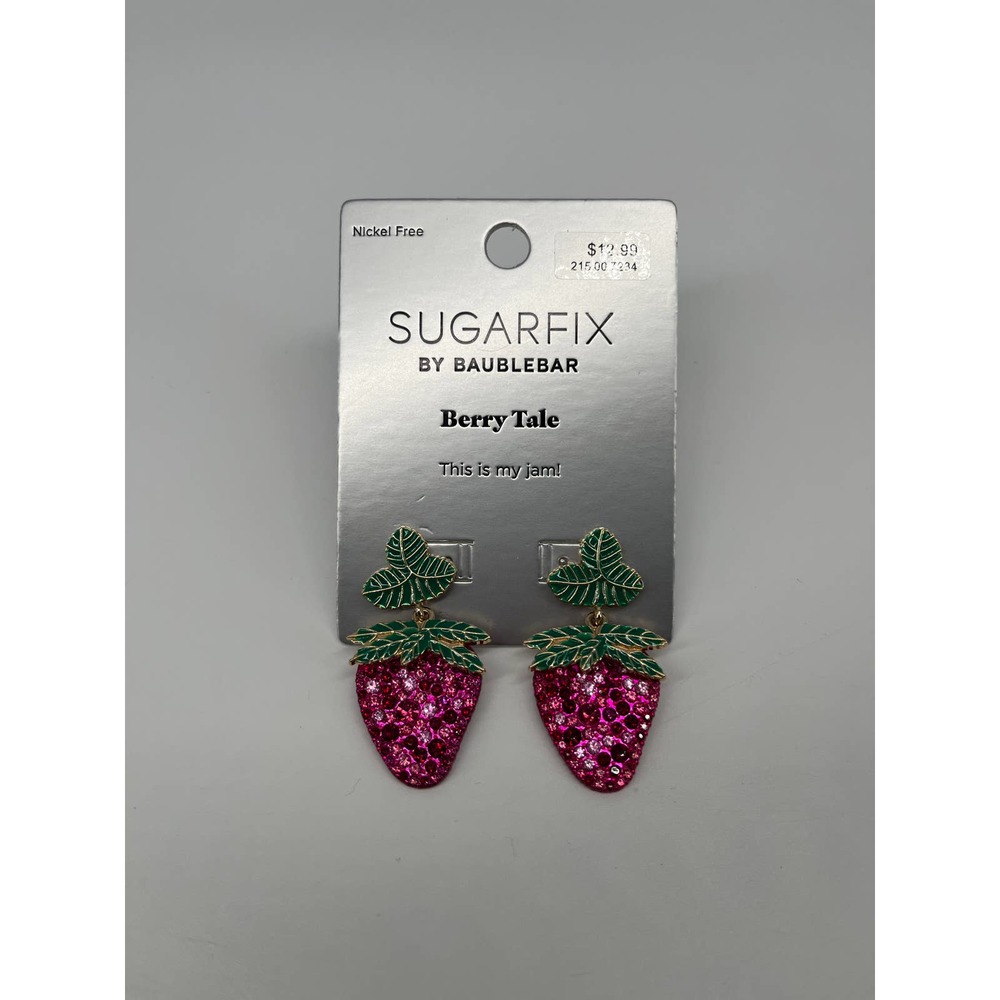 Sugarfix by BaubleBar Crystal 'Berry Tale' Strawberry Drop Earrings
